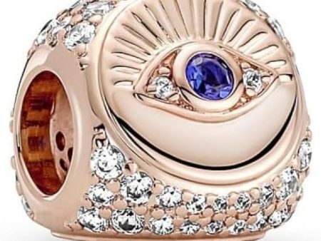 Woman s charm link Pandora HAMSA. ALL-SEEING EYE & FEATHER THREE-SIDED Online