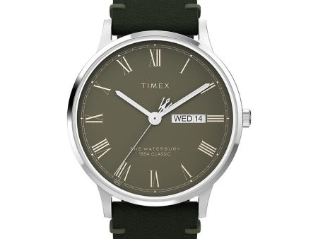 Men s Watch Timex THE WATERBURY Green (Ø 40 mm) Fashion