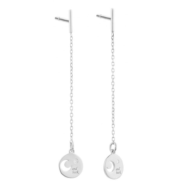 Ladies  Earrings Secrecy E8244CDAWA900 Sterling silver 4 cm Online now