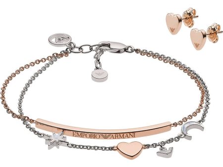 Ladies  Bracelet Emporio Armani SENTIMENTAL SPECIAL PACK For Cheap