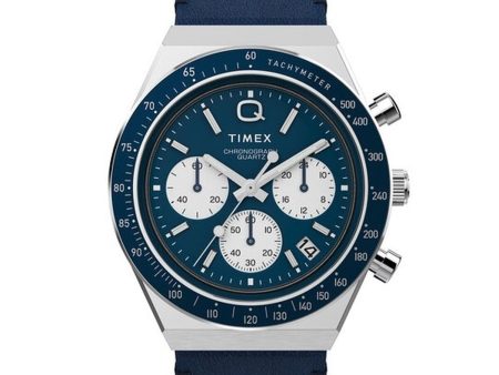 Men s Watch Timex Q DIVER CHRONO (Ø 40 mm) Fashion