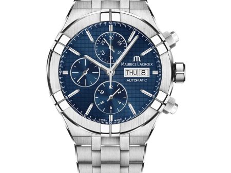 Men s Watch Maurice Lacroix AI6038-SS002-430-1 (Ø 44 mm) Online Sale