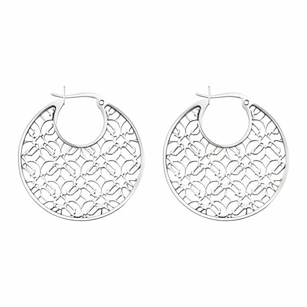 Ladies  Earrings Police PJ25593ESS.01 Stainless steel 3 cm For Cheap